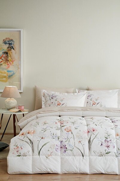 Özdilek UYKU SETI RF CK LILA WHITE LILY (B)