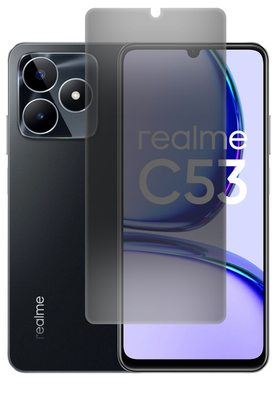 Phonextra واقي شاشة نانو ماتي للخصوصية من Realme C53، مرن وغير قابل للكسر