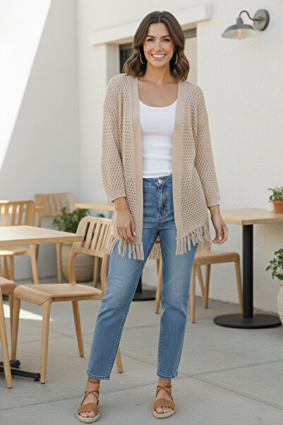 benguen Summer Cotton Cardigan R4524 Beige