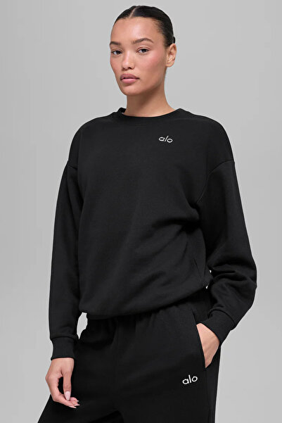 HepsitrentStore Black Color Oversize Fit Basic Sweatshirt