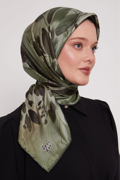 Levidor وشاح كريستال D4 كاكي