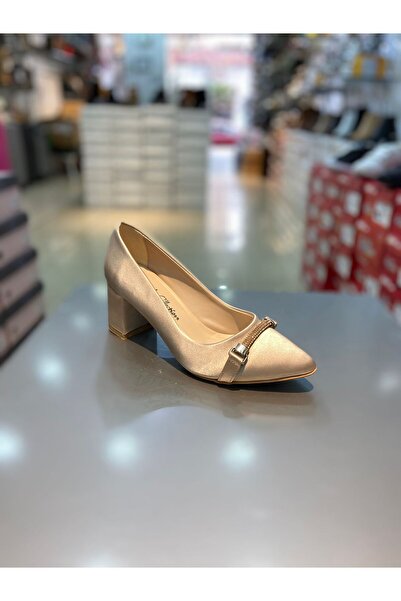 Alphus Satin Short Heel Sitelleto with King Pin Closure