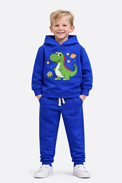 ues Kobalt plava Plavi Dinosaur Štampano Trenerka za dečake