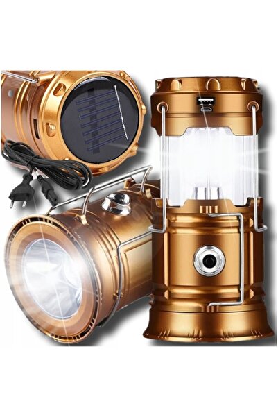 ZanaCasei 3-in-1 LED Camping Lantern with Flashlight & Power Bank, Solar & 23...