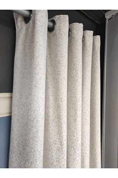 Evcimenhome Rustic Curtain with Lining, Cotton Fabric, 230 X 230