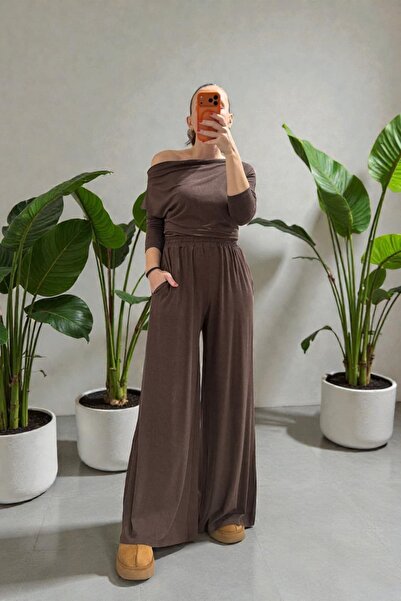 lady special Σετ παντελόνι μπλούζα με λαιμόκοψη