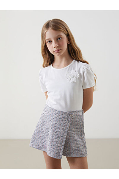 LC Waikiki I Zero Roba Collar Floral Girl's T-Shirt from Freezen Store