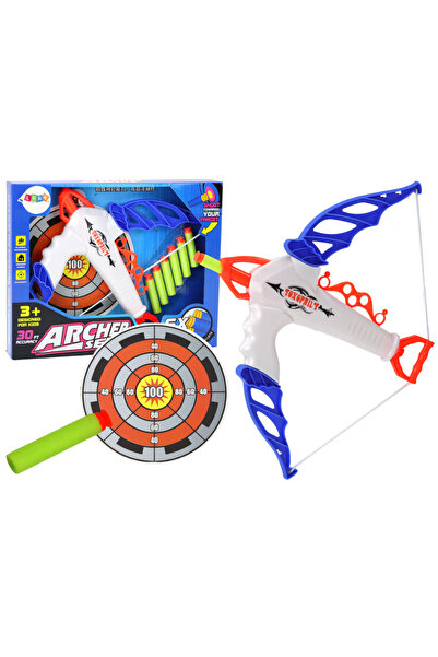 Three top online Arc cu țintă pentru săgeți moi cu ventuză, 6 bucăți