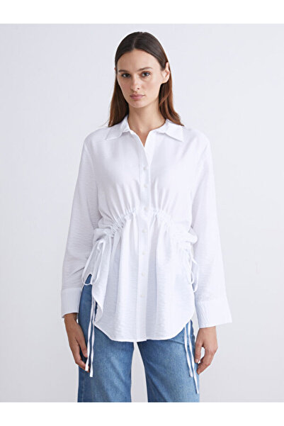 LC Waikiki Tie-detailed women's shirt tunic