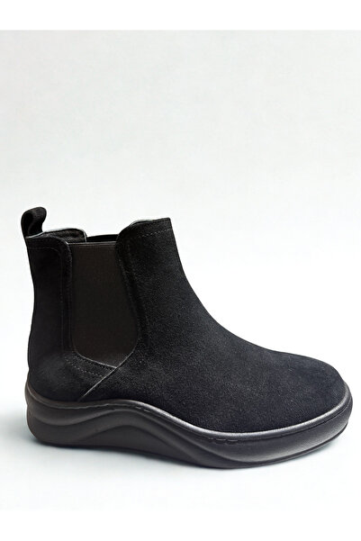 HAŞİM Genuine Suede Leather Daily Women's Boots