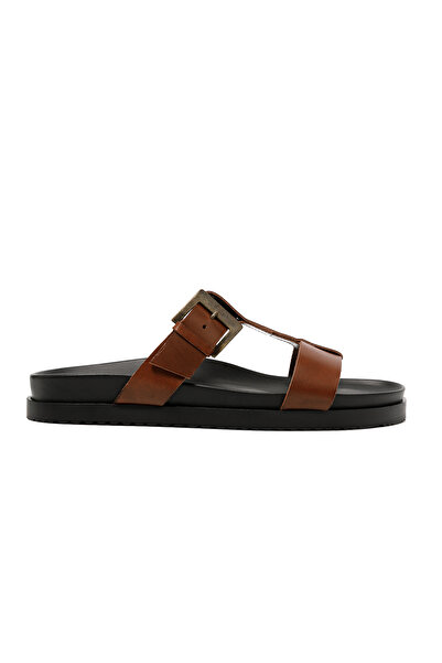 The Sandals Factory Men's Sandals M7927 Leather Upper Sandals