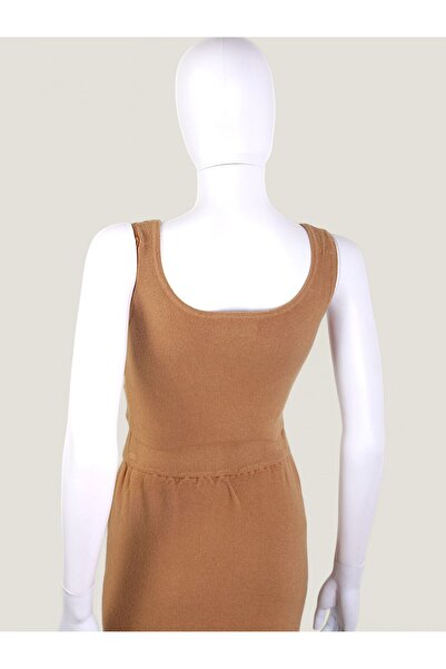 Lamiar Compleu Top si Fusta Bej Dama Tricot