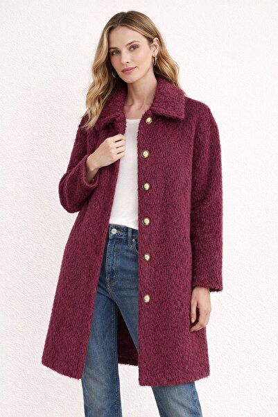 Marjinal Kadın İthal peluş Ceket 36 - 46 Beden Arası Uyumlu Standart Beden