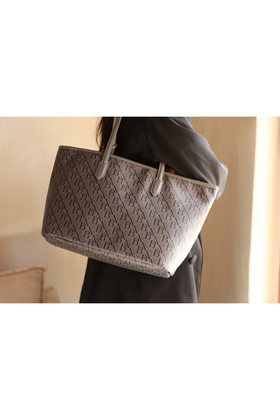 Nbag Genuine women's Shoulder Bag , brand name, with logo, premium vegan Leat...