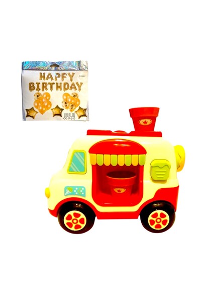 OEM Jucarie pentru baie copii,camion cu inghetata,15x10x20,5 cm,face spuma,12...