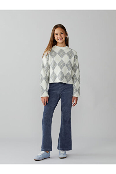 LC Waikiki Quality Pieces from Çelebi Store Spanish Trotting Velvet Girls' Le...