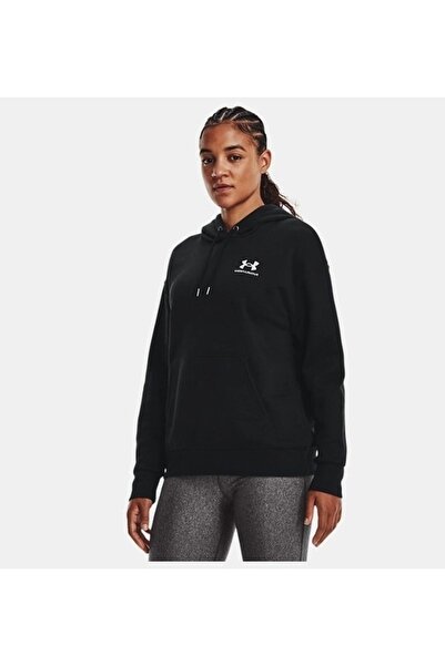 Under Armour Essential Fleece Kadın Sweatshirt - Siyah
