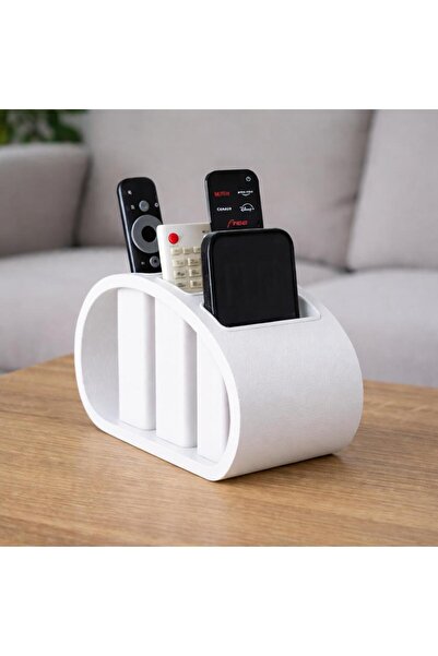 AA AHŞAP Modern Uzaktan Kumanda Düzenleyici – Şık Masaüstü Kumandalık Organizer