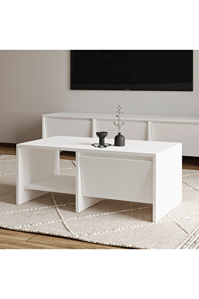 İNARCH DİZAYN Laris Kapaklı Orta Sehpa – 90 cm Modern Tasarım