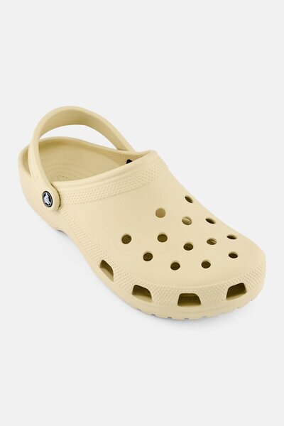 Crocs Men Classic Sling Back Clogs, Cream