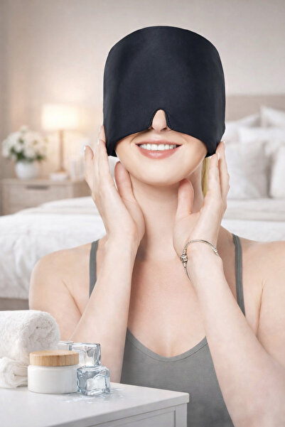 SYN AKSESUAR Sıcak & Soğuk Kompres Baş Ağrısı Giderici Şapka – Rahatlatıcı Te...