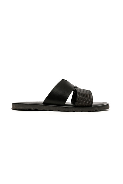 The Sandals Factory Men's Sandals M7896 Leather Upper Sandals