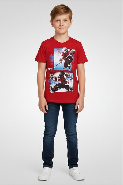 The Children's Place Kids Boy Crew Neck Short Sleeve Graphic Print T-Shirt, M...