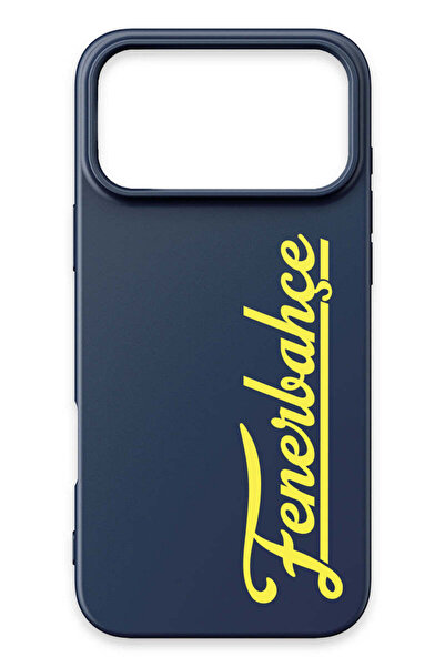 Fenerbahçe iPhone 17 Pro Max Uyumlu El Yazı Lacivert Silikon Lisanslı Telefon...