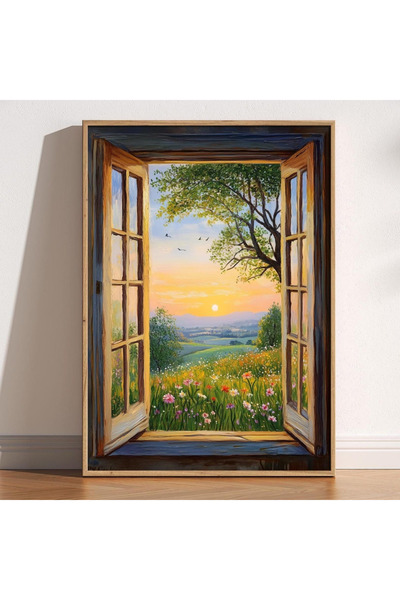 woodhomeworks Tablou decorativ pentru birou, dintr-o singură piesă, seria Mat...