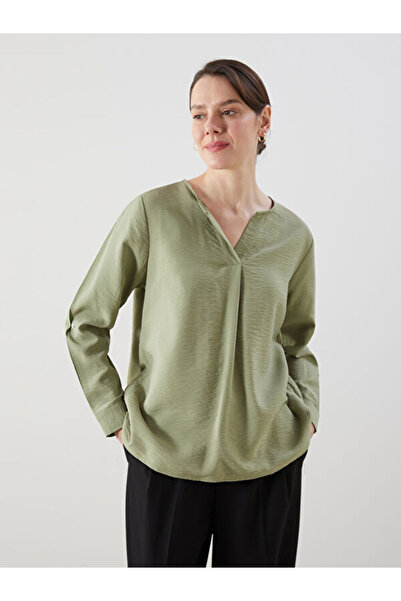 LC Waikiki RMZ GİYİM FARKIYA بلوزة نسائية بياقة روبا