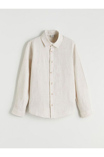 LC Waikiki Boy's Linen Blend Shirt