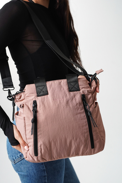 Solo Bag Women's Powder Multi-Compartment Waterproof Crinkle Daily Crossbody ...