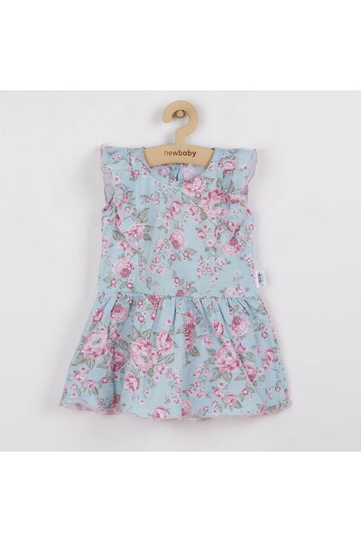 NEW BABY SHOP Rochiță de vară din bumbac pentru bebeluși New Baby Roses, mări...