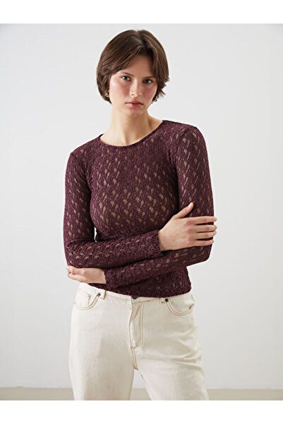 LC Waikiki منتجات فريزن ستور التي لا مثيل لها I بلوزة دانتيل بياقة صفرية من روبا