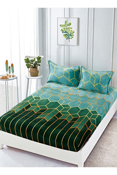 OEM COCOLINO Stretchy bed cover, 180x200cmx25cm + 2 pillowcases