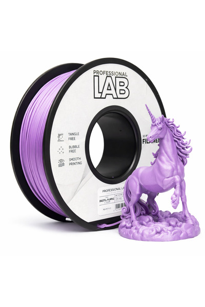 Profesional LAB Νήμα PLA για τρισδιάστατο εκτυπωτή, 1 kg, 1,75 mm, παστέλ μωβ