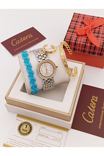 GF Women's set: Katira brand watch, bracelet, and ring.