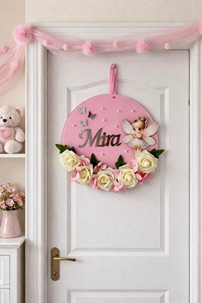 JUST DREAM Kız Bebek Özel Tasarım Pleksi Kapı Süsü