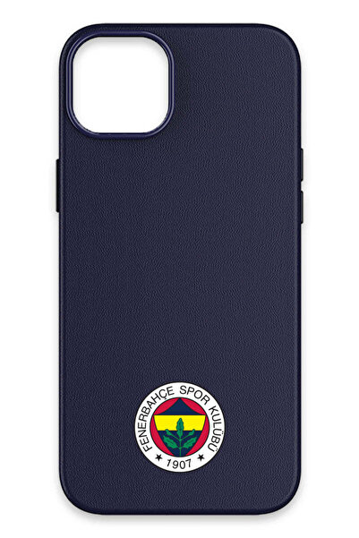 Fenerbahçe iPhone 15 Uyumlu Arma Deri Magsafe Lisanslı Telefon Kılıfı