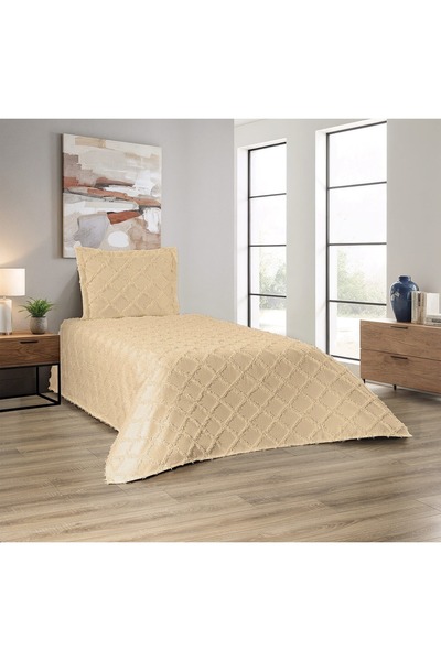 d'niss home touch of nature in your home İskandinav Eva 2 Piece Single Bedspread