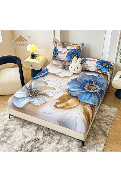FIONNA.RO Stretchy Duvet Cover and Pillowcases Made of Finet 160x200cm 5D - P...