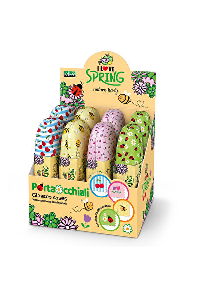 Lebez Toc pentru ochelari Nature Party cu laveta din microfibra, 4 modele aso...