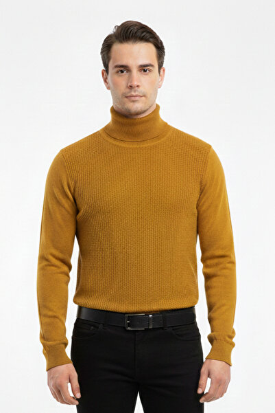 Pulltonic Ανδρικό κλασικό πουλόβερ με μοτίβο με ζιβάγκο