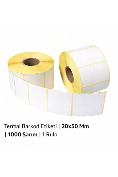 Blue Label Termalno Barcode Label | 20k50mm | 1000 rolne | 10 rolne