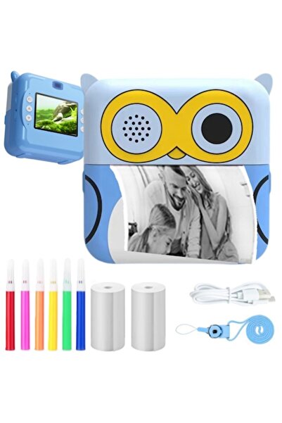 MOGODA Cameră foto pentru copii cu imprimantă, fotografie 20Mpx, video 1080P,...