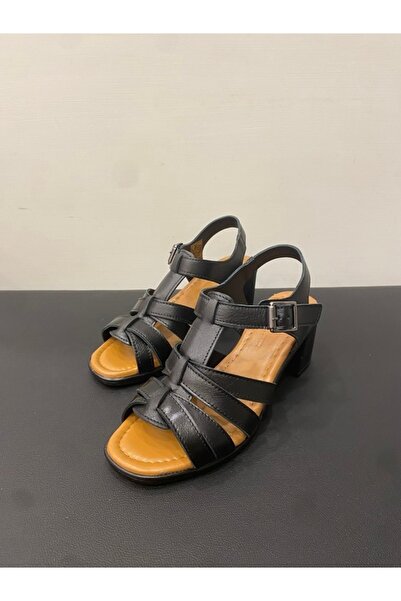 Özay Women's Genuine Leather Heeled Sandals