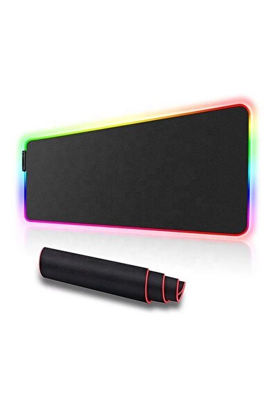 OEM Gaming Mousepad with RGB LED lighting 800x300x40 Black