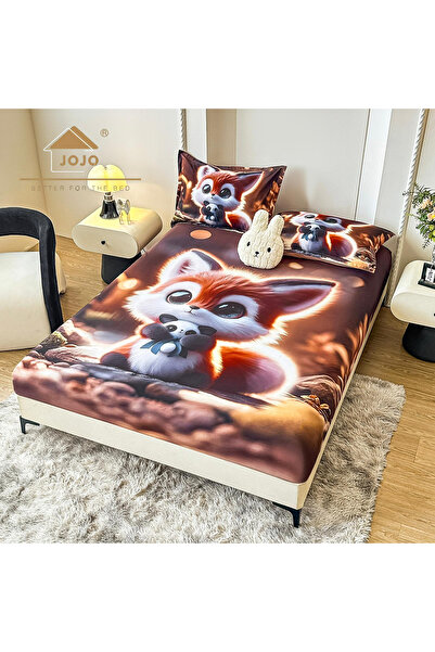 FIONNA.RO Stretchy Pillowcase and Pillowcases Made of Finet 160x200cm 5D - Cu...