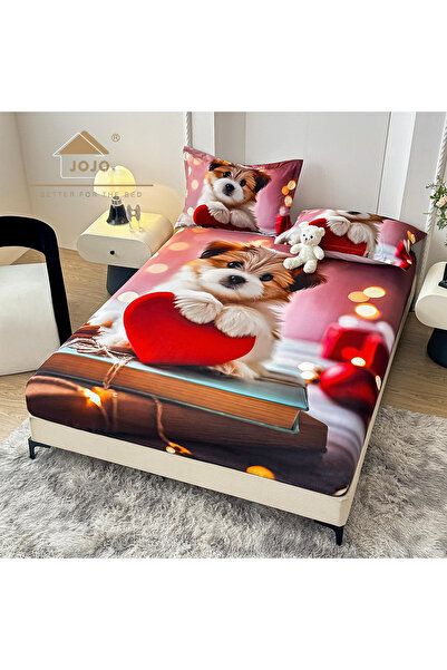 FIONNA.RO Stretchy Pillowcase and Pillowcases in Finet 160x200cm 5D - The Pup...