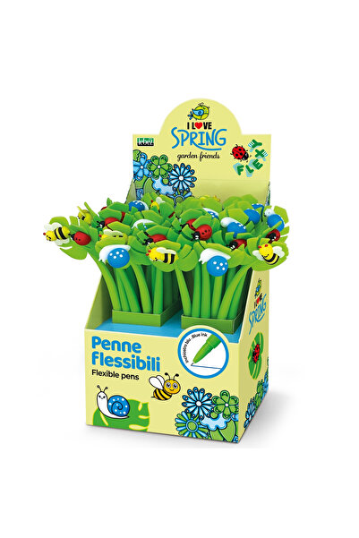 Lebez Garden Friends flexible pen, 0.7 mm tip, 3 assorted models, price/1 pc.